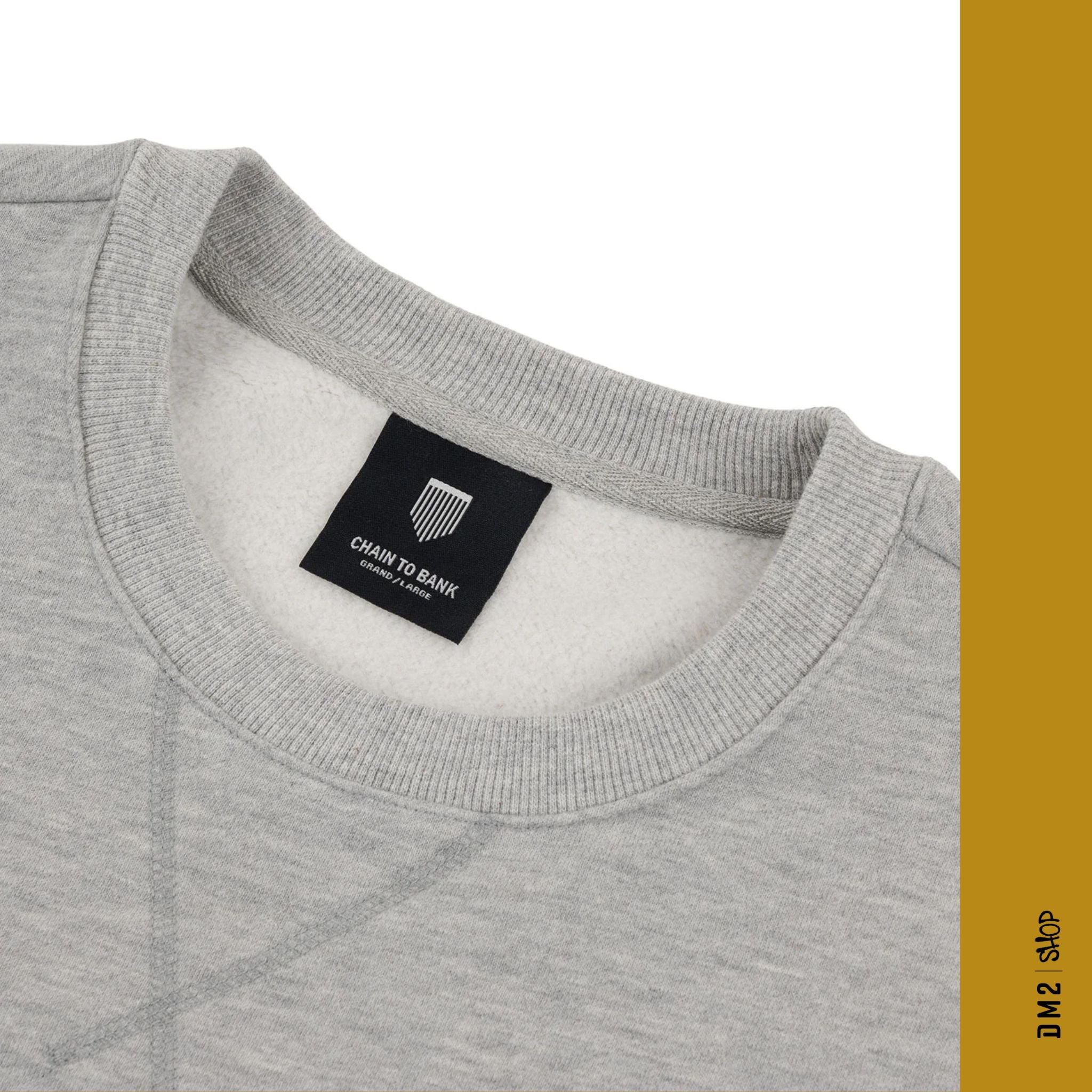 CREWNECK UNDERGROUND GRIS CHAIN TO BANK - DM2 SHOP