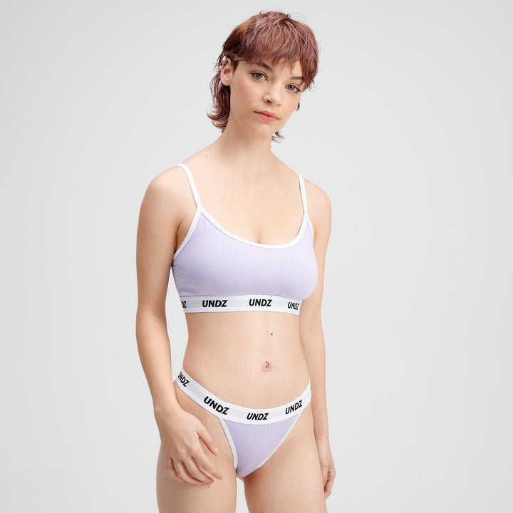 TOP SPORT BAMBOO FEMME LAVANDE UNDZ - DM2 SHOP
