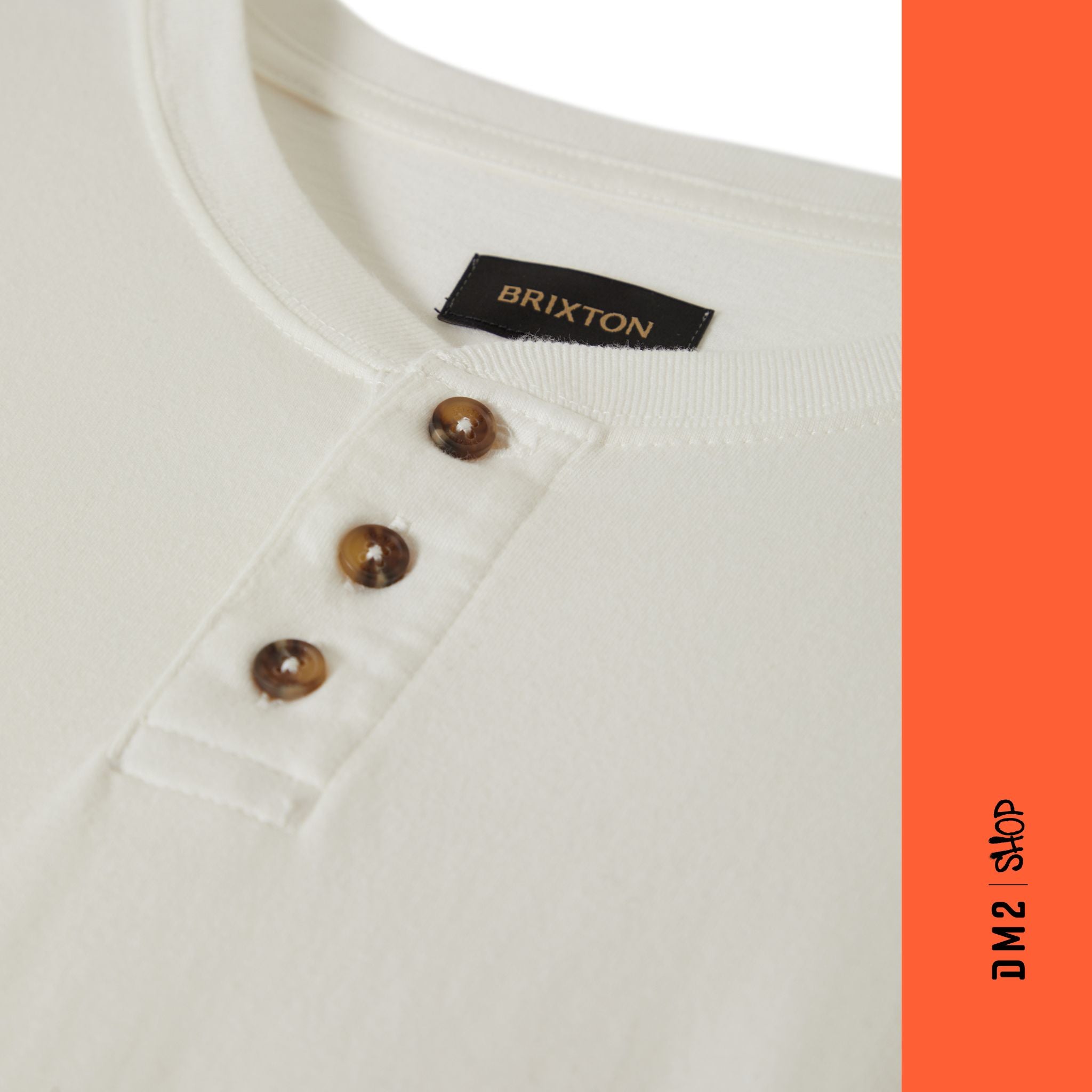 T - SHIRT HOMME HENLEY VINTAGE, BRIXTON - DM2 SHOP