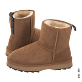 BOTTILLONS FEMME EMU SHARKY MINI CHESTNUT - DM2 SHOP