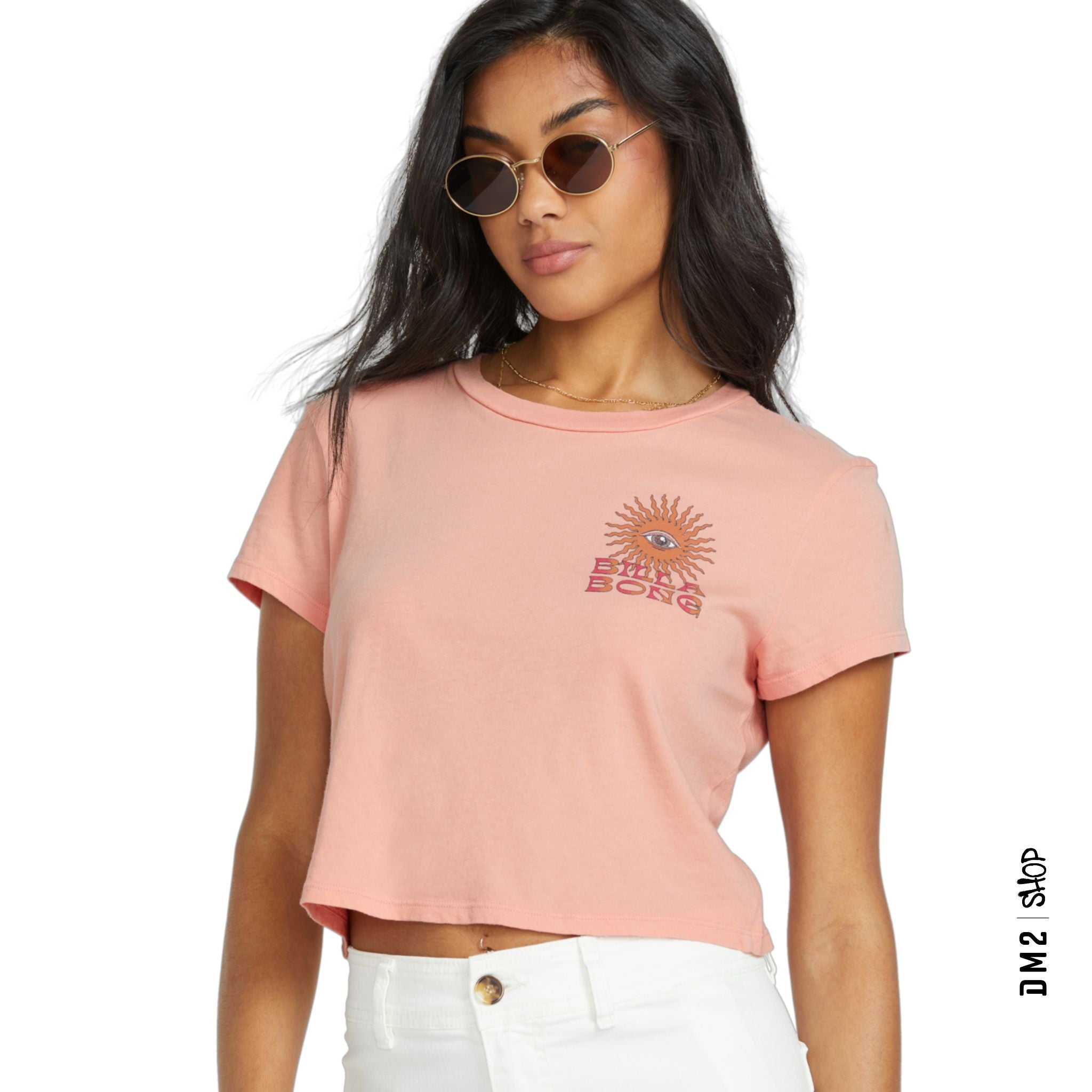 T - SHIRT FEMME WAVE TRIP CORAIL, BILLABONG - DM2 SHOP