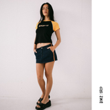 MINI JUPE FEMME - WEBBER DENIM - INDIGO