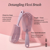 BROSSE A CHEVEUX WET DRY FLEXI LILAC