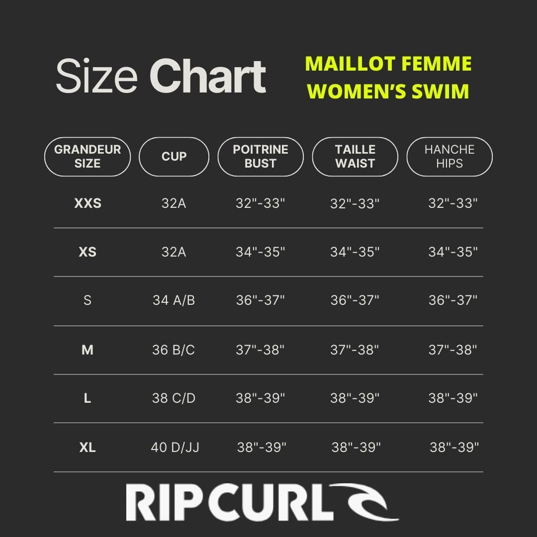 BIKINI HAUT FEMME SUMMER SUN REVERSIBLE, RIP CURL - DM2 SHOP