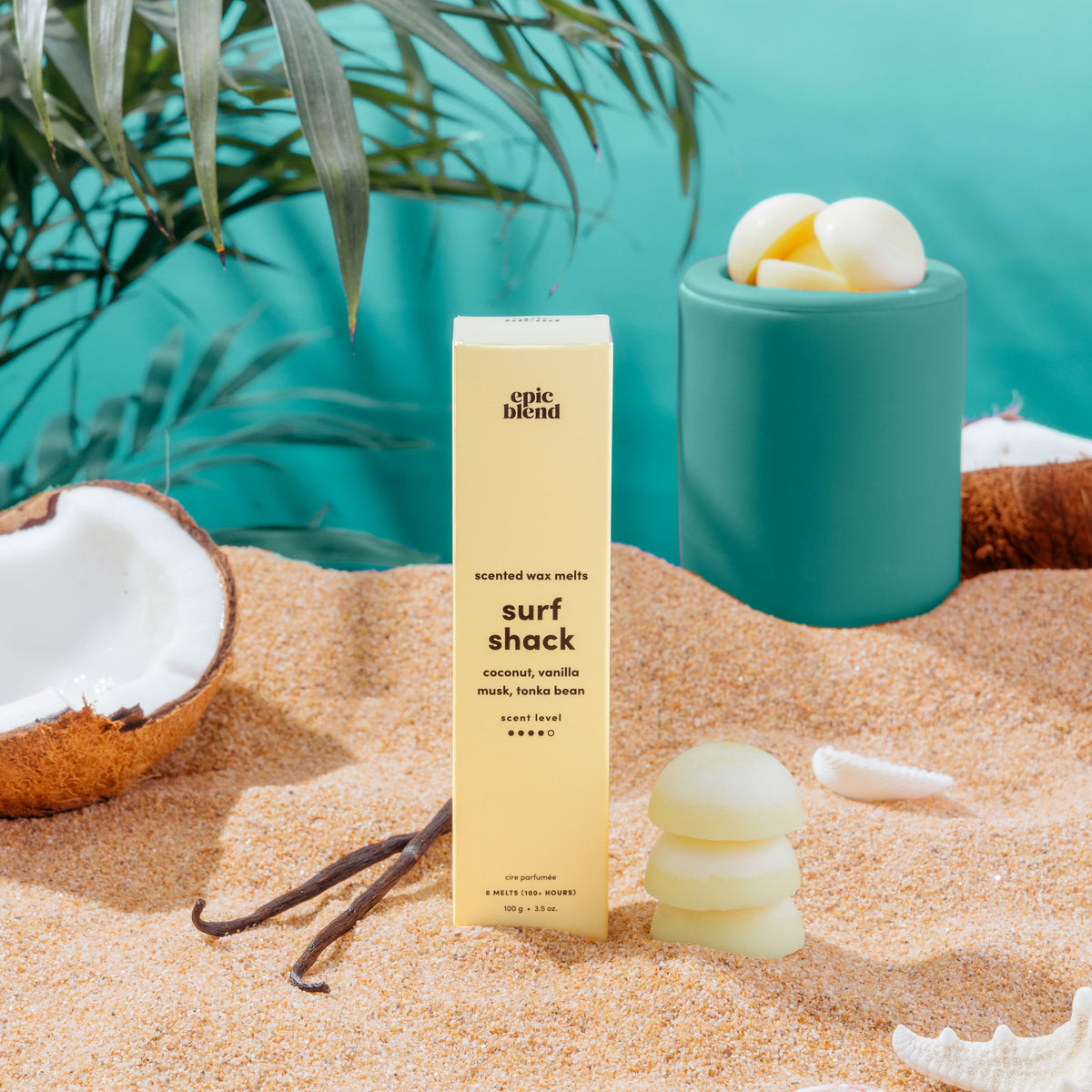 CIRE PARFUMÉE - SURF SHACK - 100 HEURES