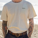 T - SHIRT CLASSIQUE BLANC BILOLOGIQUE HOMME - DM2 SHOP