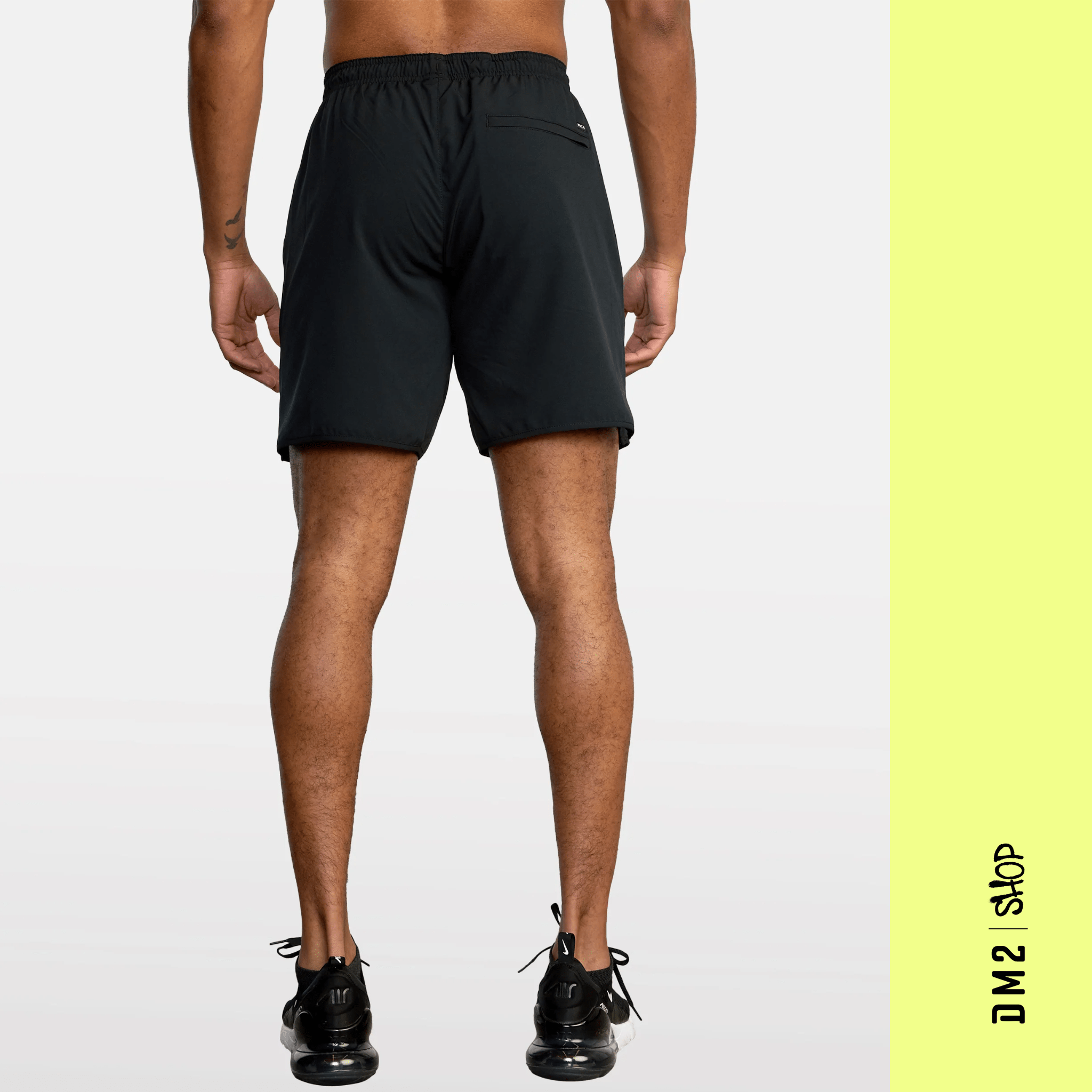 SHORT SPORT HOMME YOGGER 17" NOIR, RVCA - DM2 SHOP