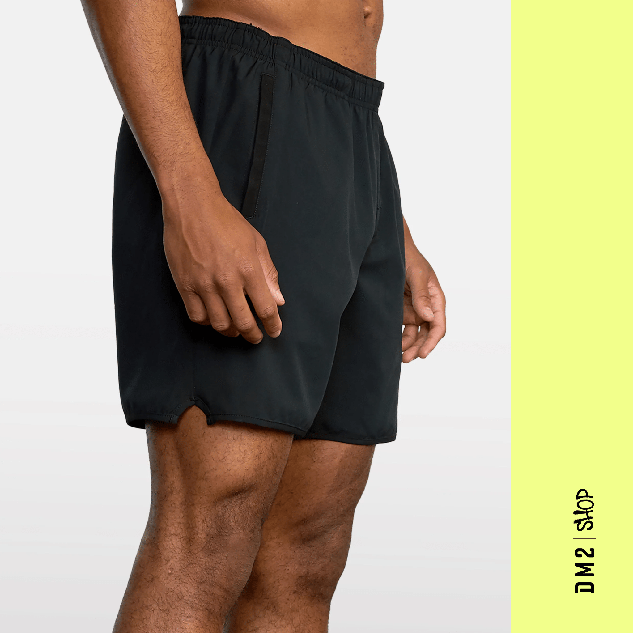 SHORT SPORT HOMME YOGGER 17" NOIR, RVCA - DM2 SHOP