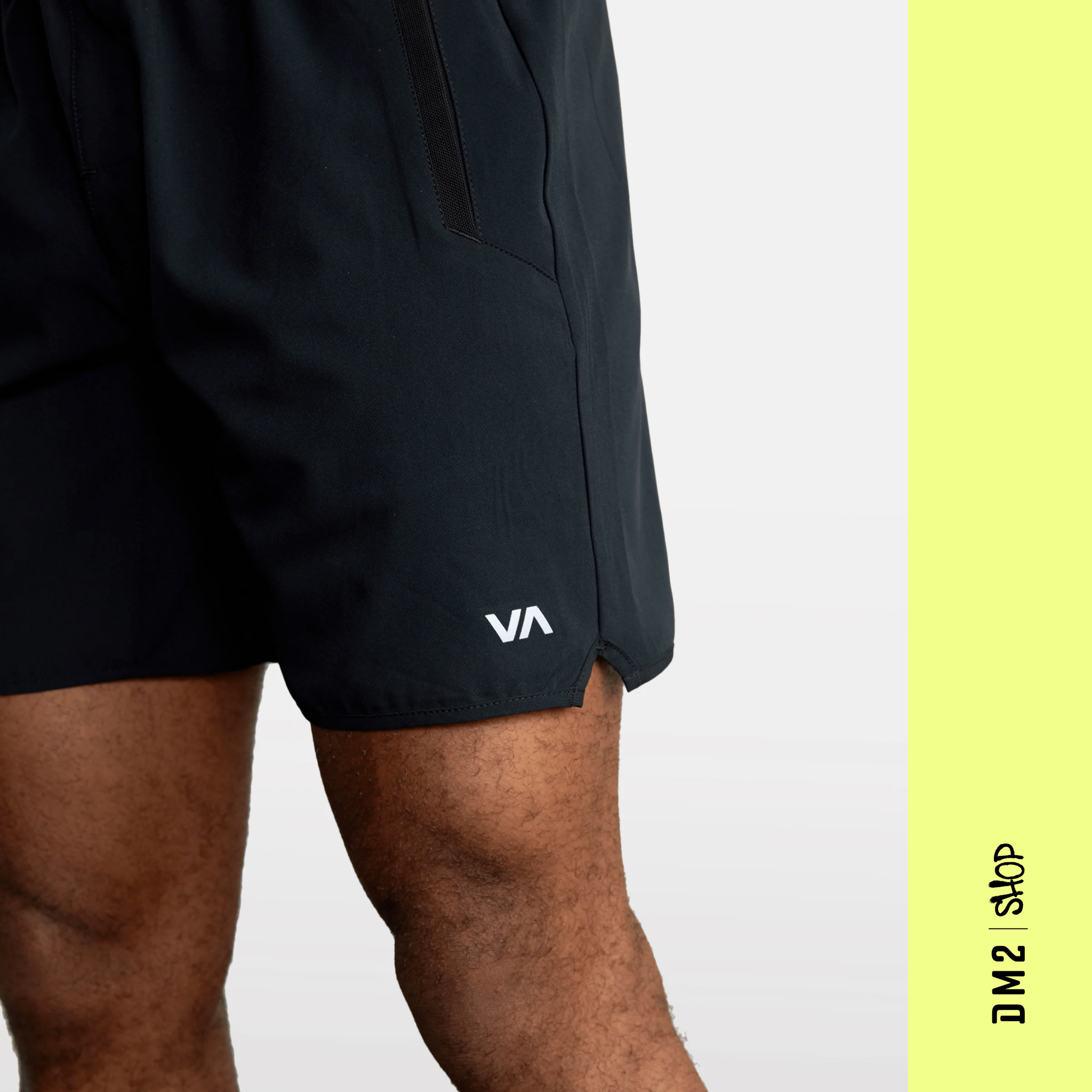 SHORT SPORT HOMME YOGGER 17" NOIR, RVCA - DM2 SHOP