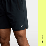 SHORT SPORT HOMME YOGGER 17" NOIR, RVCA - DM2 SHOP