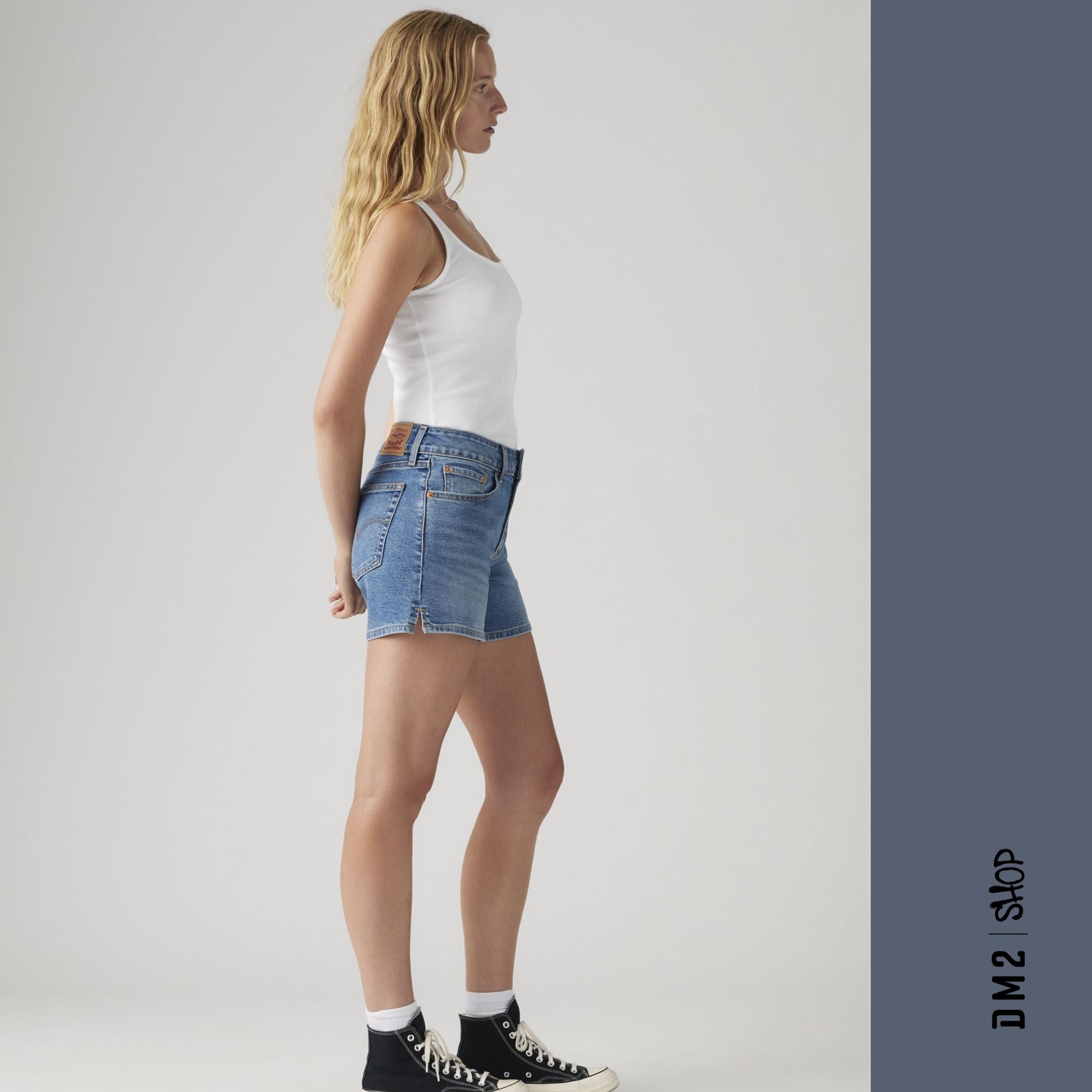 SHORT FEMME A - LINE MEDIUM WASH, LEVI'S - DM2 SHOP