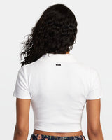 POLO FEMME CHASE BLANC - DM2 SHOP