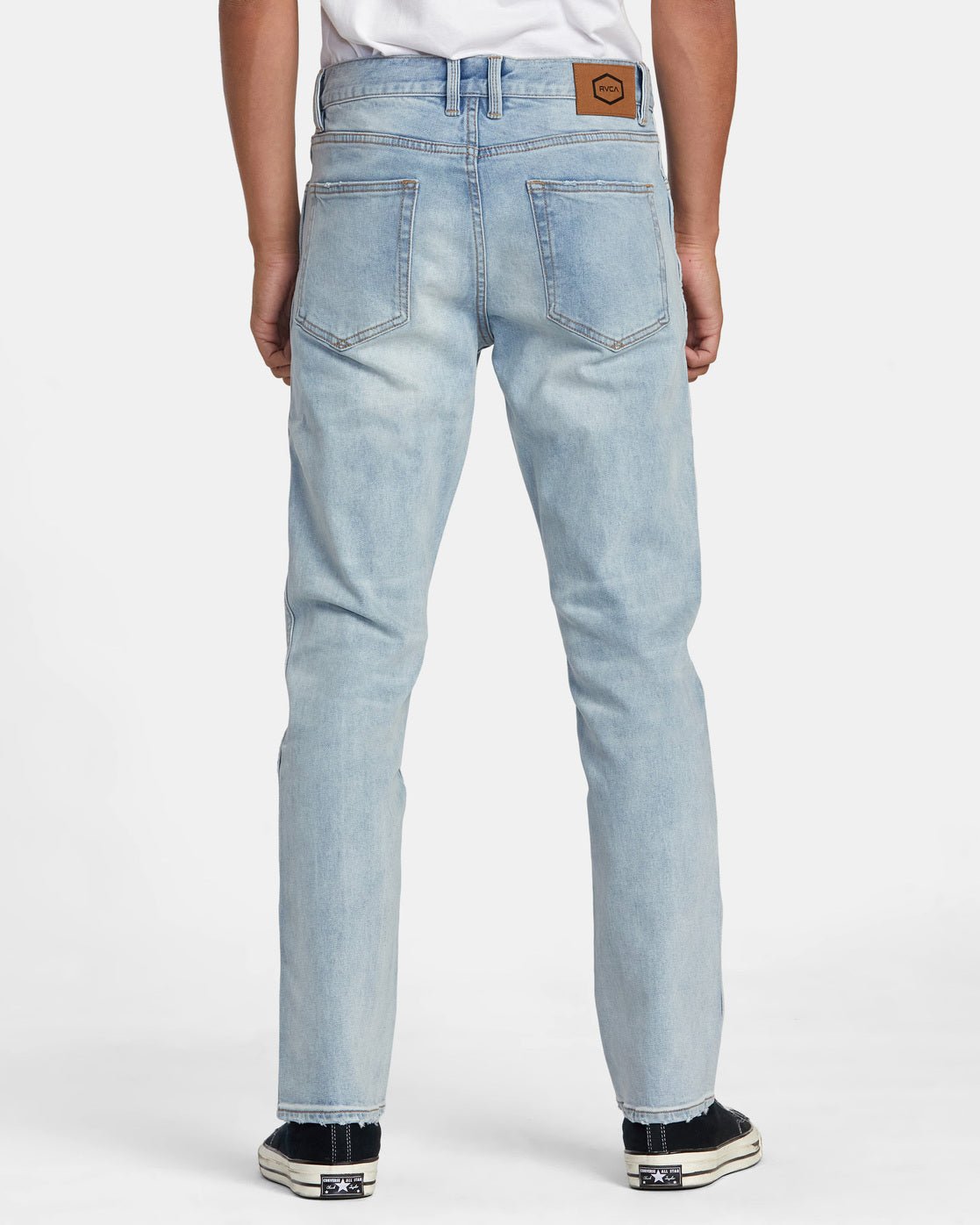 JEANS DROITE WEEKEND BLEACH WASH RVCA - DM2 SHOP