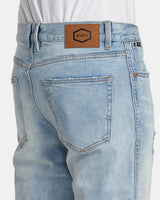 JEANS DROITE WEEKEND BLEACH WASH RVCA - DM2 SHOP