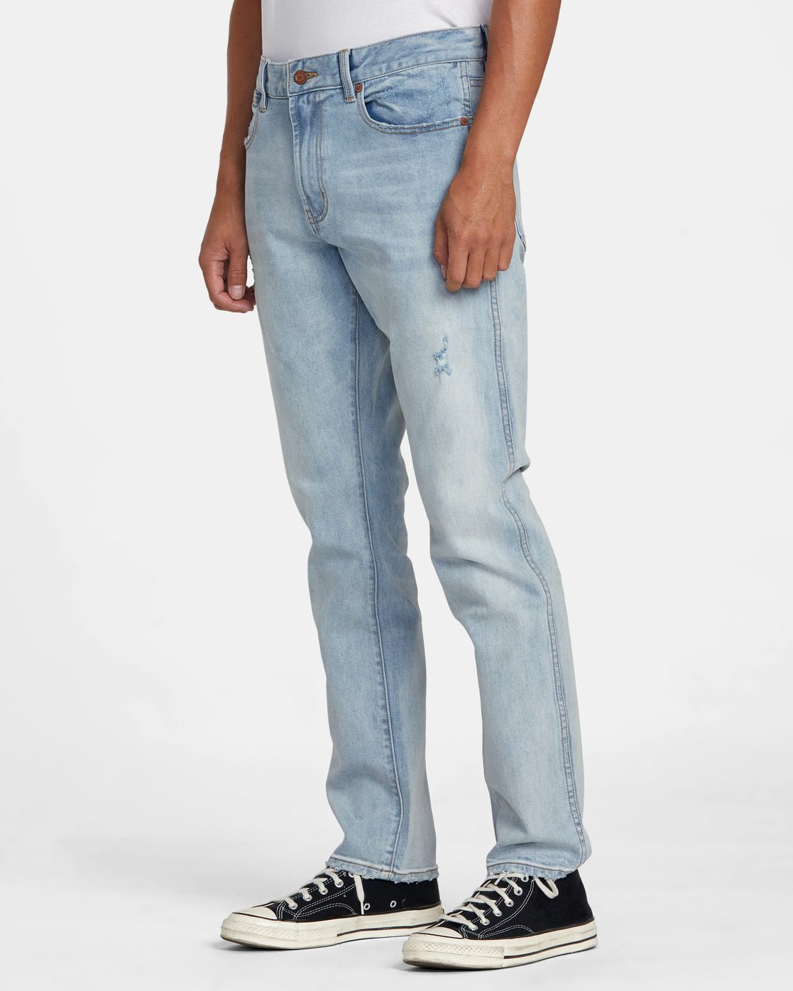 JEANS DROITE WEEKEND BLEACH WASH RVCA - DM2 SHOP
