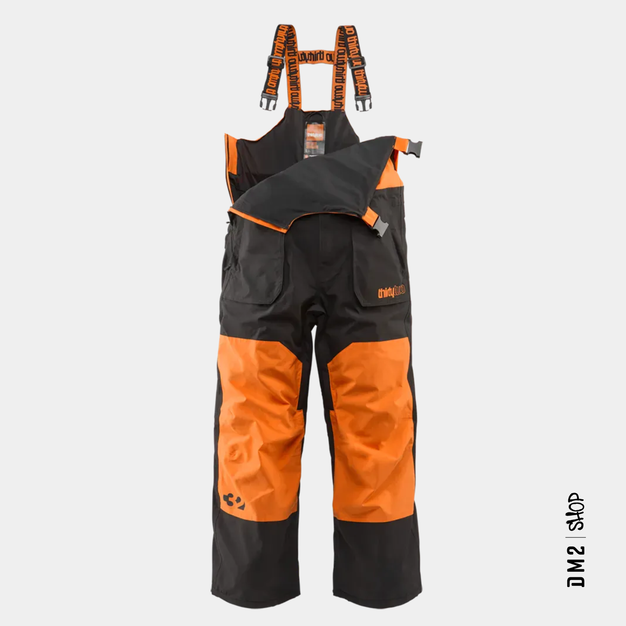 SALOPETTE SNOW HOMME - BASEMENT BIB - ORANGE