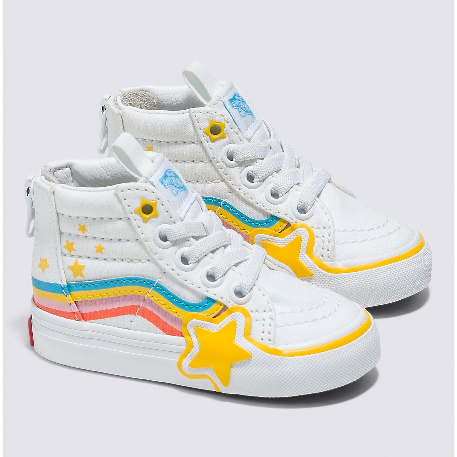 CHAUSSURES TOUT - PETITS, SK8 - HI ZIP RAINBOW STAR, VANS (4 à 10) - DM2 SHOP