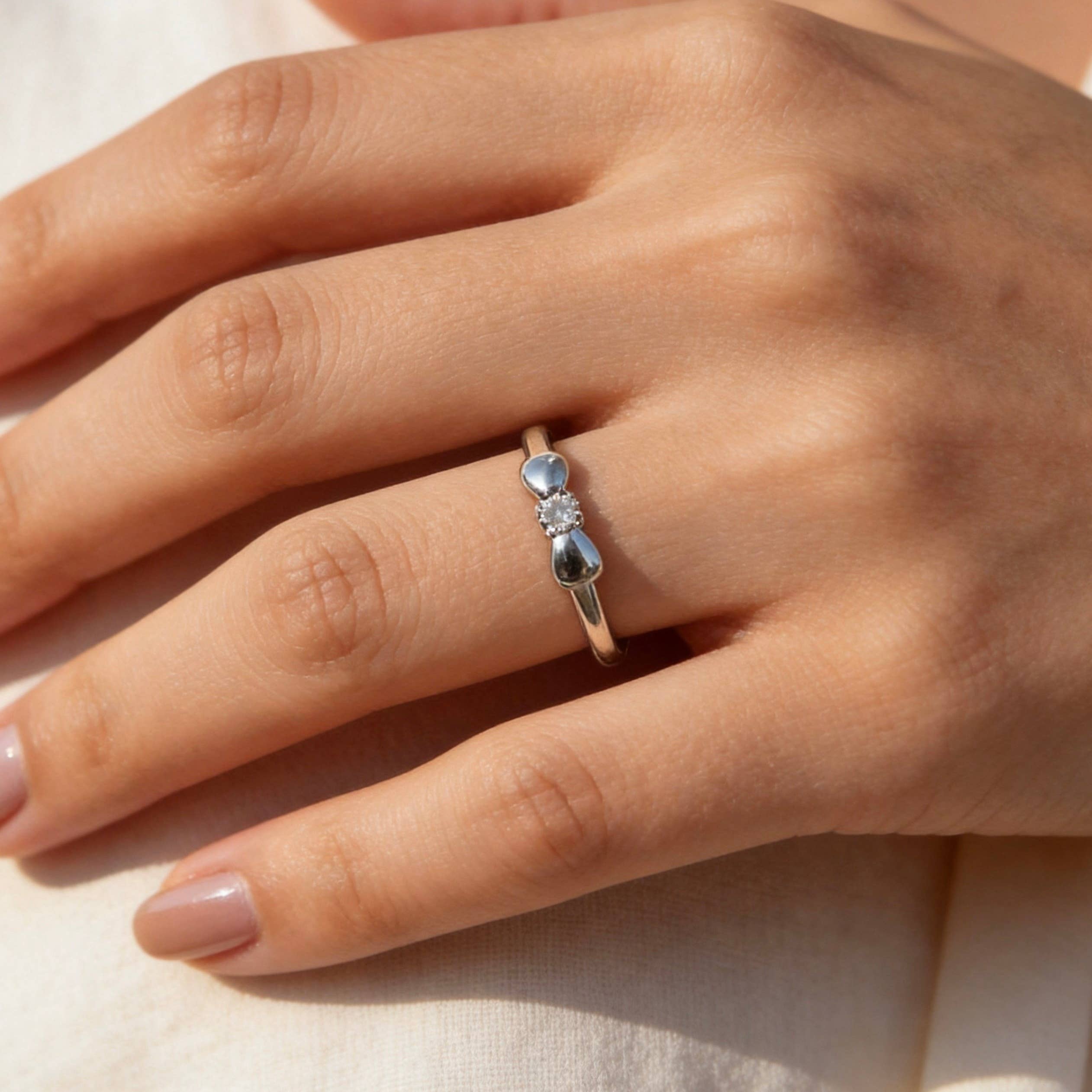 BOUCLE ARGENT - BAGUE AJUSTABLE - AUREA