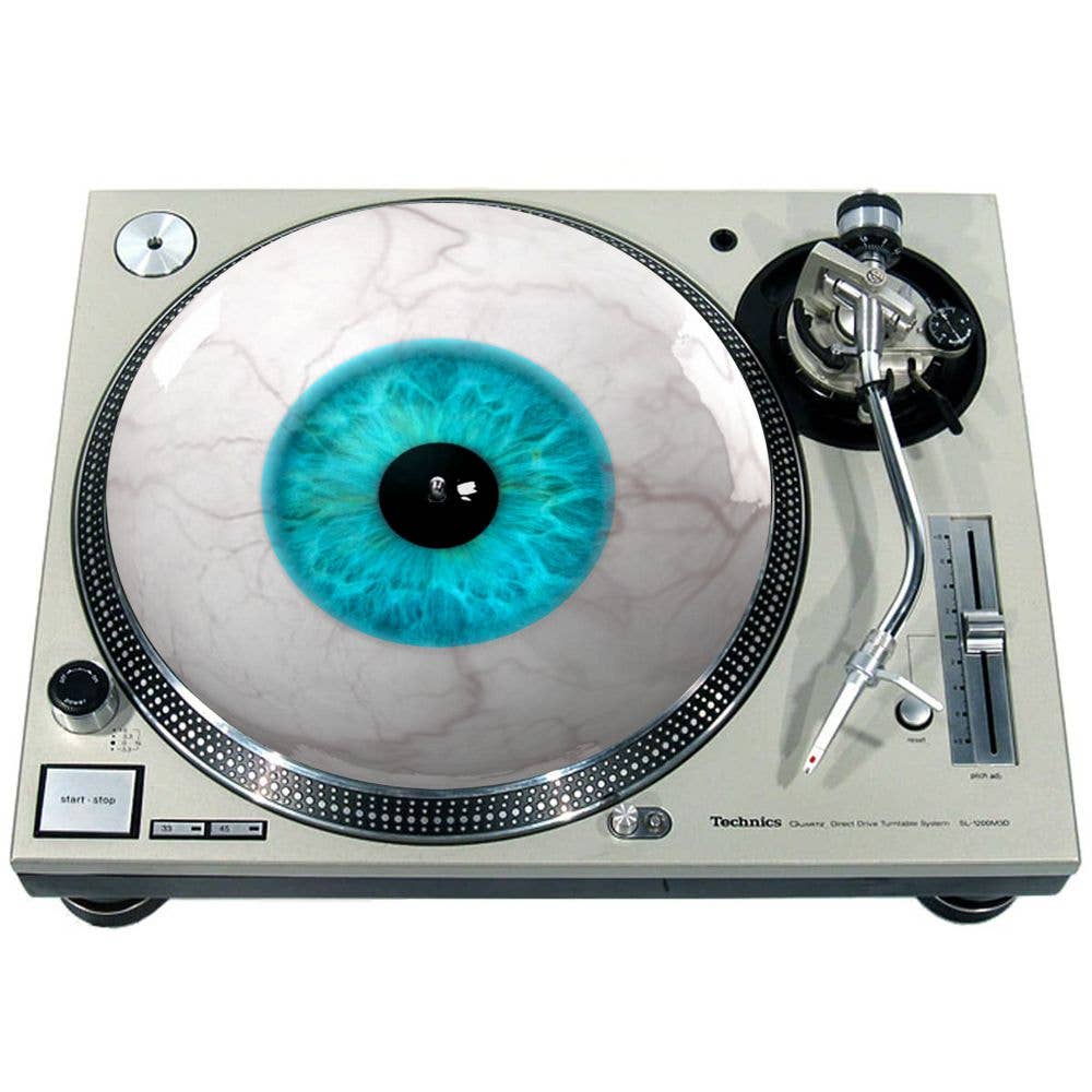 Phatmatz - Slipmat 12"/ 7" pour tourne-disques - Eyeball