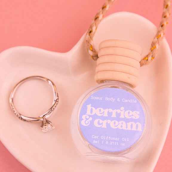 DIFFUSEUR DE VOITURE - BERRIES AND CREAM