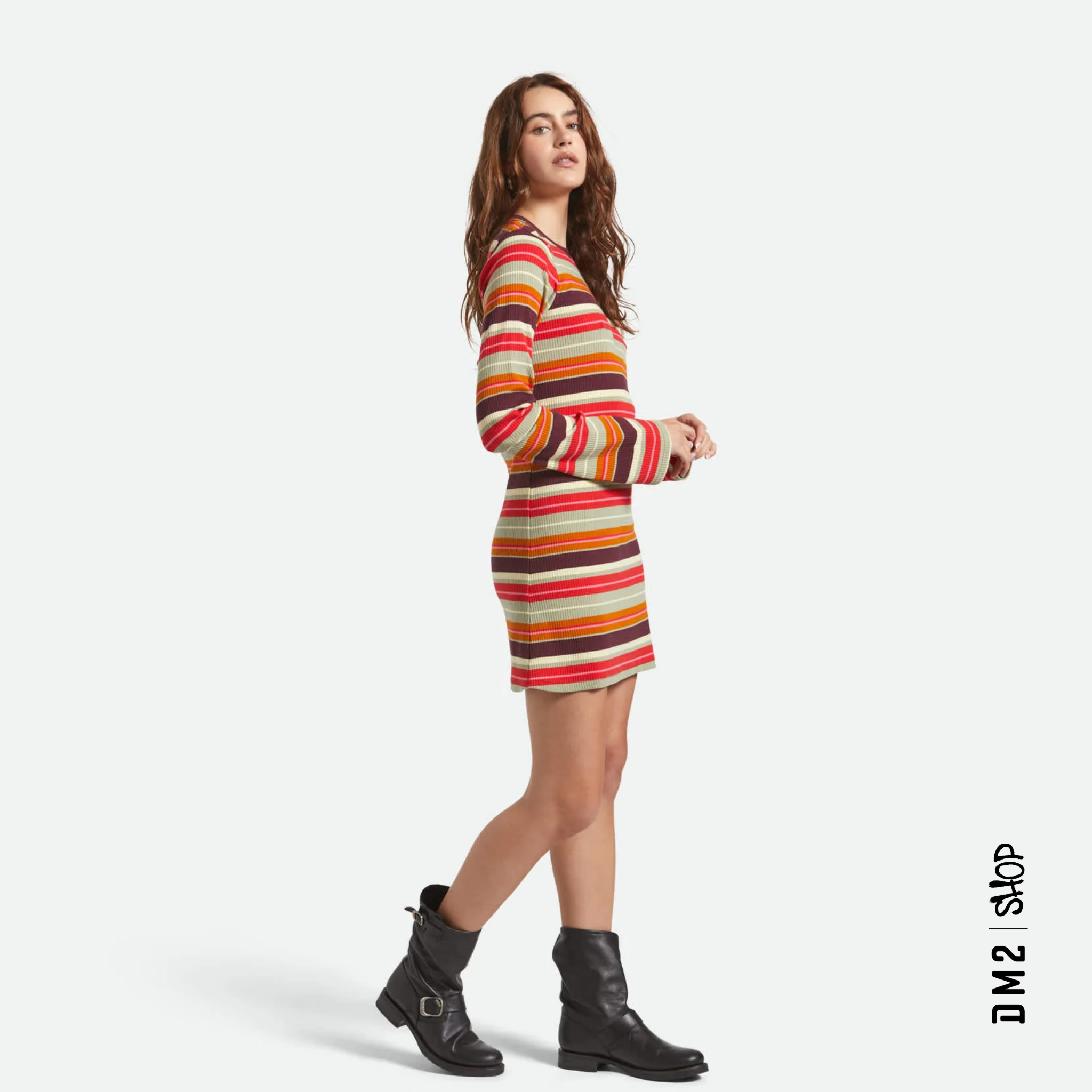 ROBE BRIXTON DOLLY KNIT DRESS FEMME - DM2 SHOP