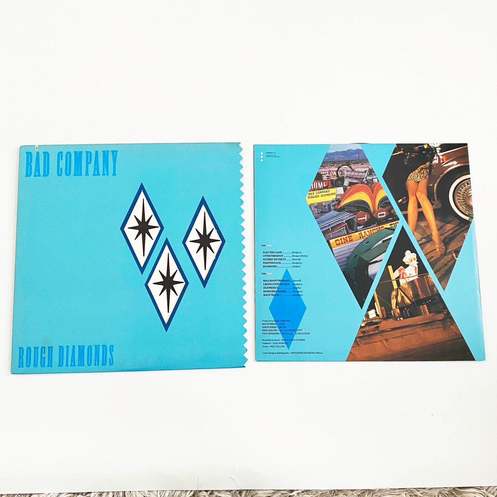 BAD COMPAGNY - ROUGH DIAMOND - VINYL 12`` - Vintage des années 1980