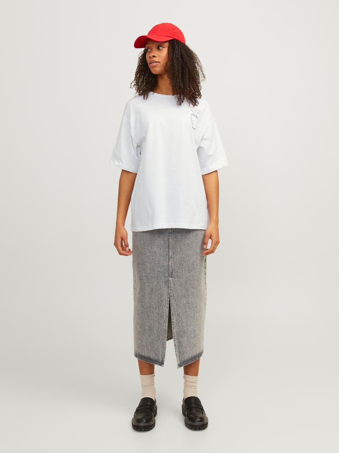 T - SHIRT FEMME SURDIMMENSIONNÉ OPEN MIND - DM2 SHOP