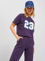 T - SHIRT FEMME JODA MAUVE JJXX - DM2 SHOP