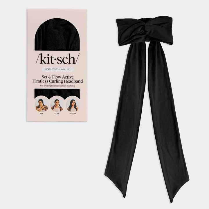 KITSCH - BANDEAU BOUCLEUR - NOIR OU ROSE