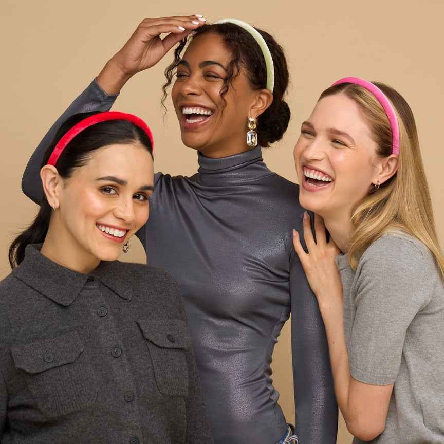 KITSCH - BANDEAUX EN VELOURS - 3 PIECES