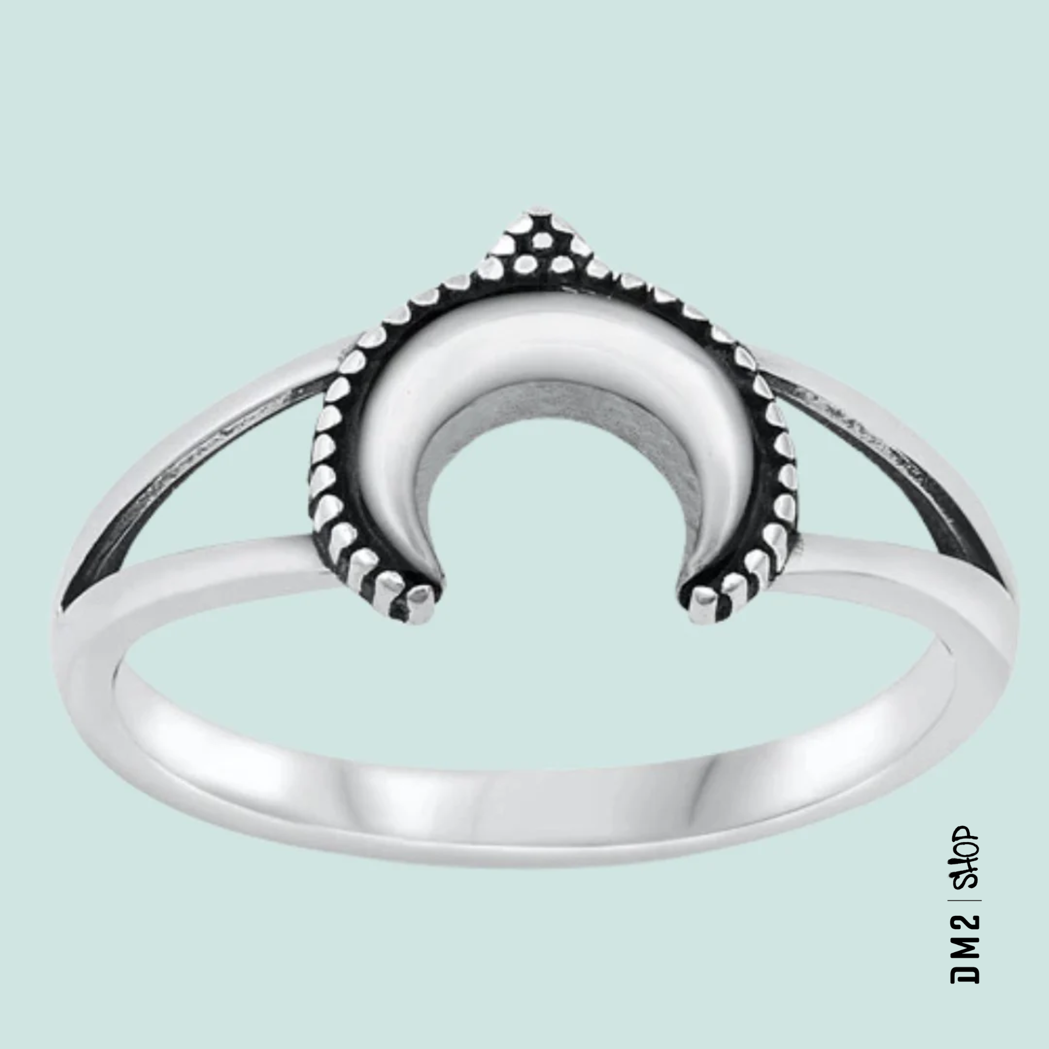 BAGUE ARGENT - LUNA