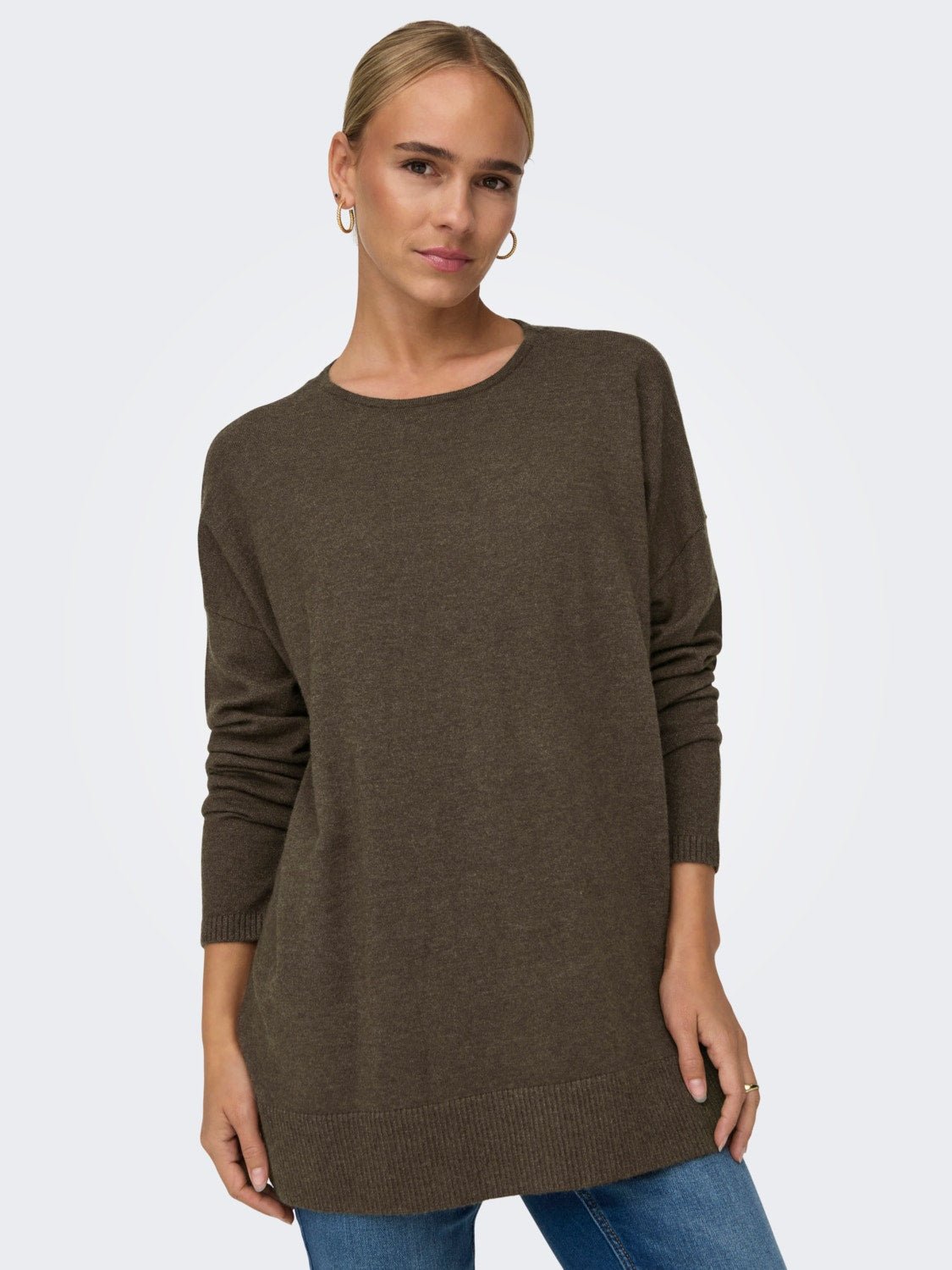 TRICOT LÉGER FEMME COL ROND ONLY, 3 couleurs - DM2 SHOP