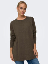 TRICOT LÉGER FEMME COL ROND ONLY, 3 couleurs - DM2 SHOP