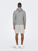 SHORT TAILLE ÉLASTIQUE NOIR ou GRIS - DM2 SHOP