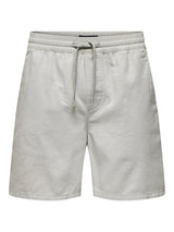 SHORT TAILLE ÉLASTIQUE NOIR ou GRIS - DM2 SHOP