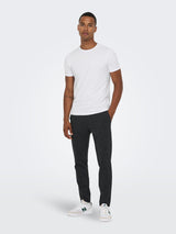 LOT DE 2 T - SHIRTS CLASSIQUES ONLY & SONS NOIR BLANC - DM2 SHOP