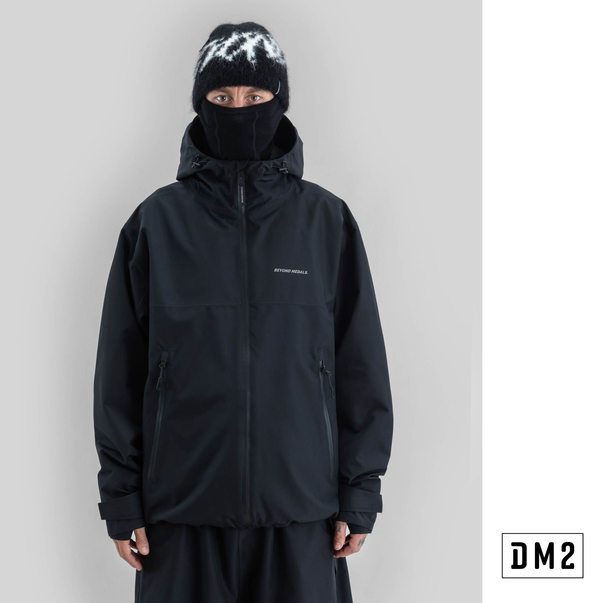 park-jacket-manteau-shell-beyond-medals-black-DM2