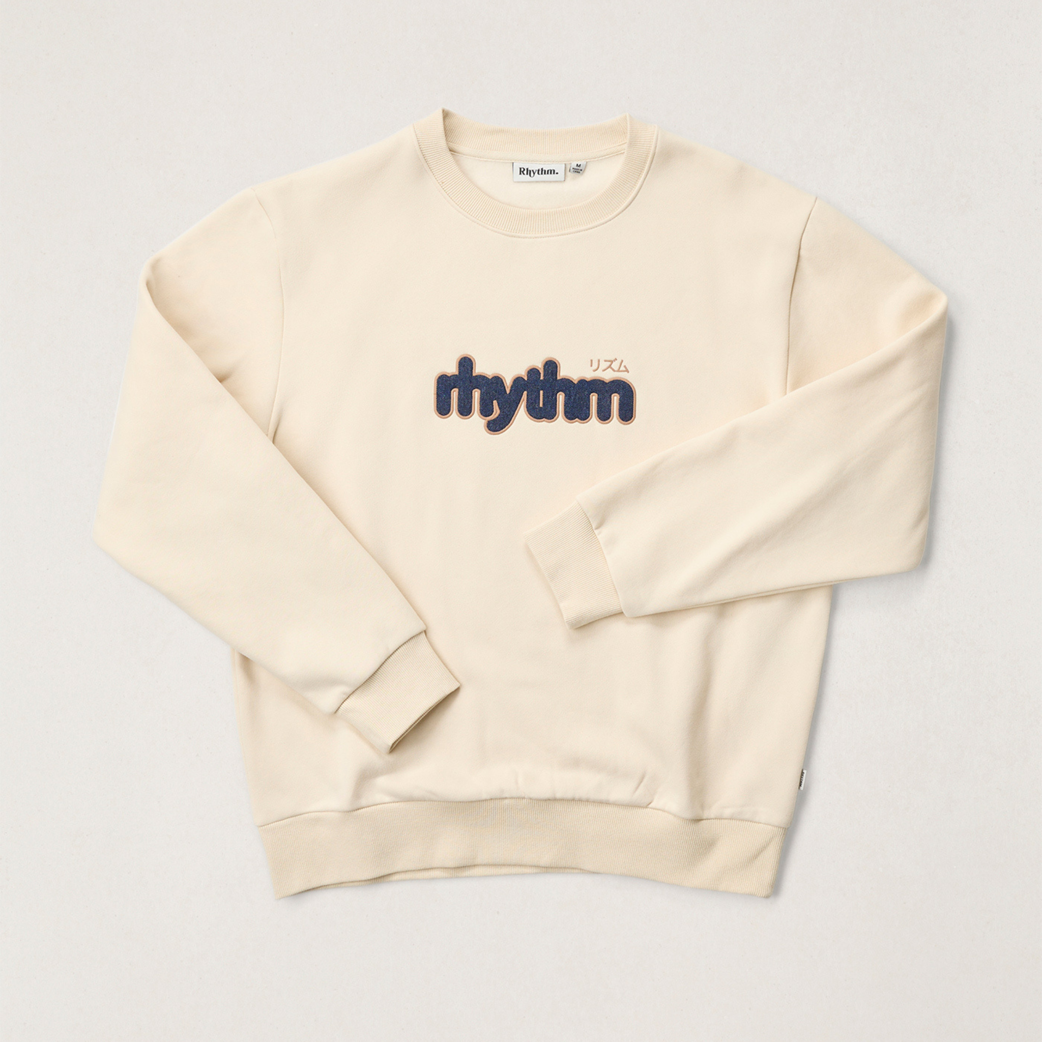 rhythm-crewneck-homme-applique-fleece-DM2