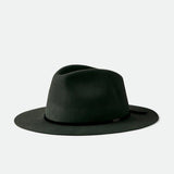 CHAPEAU WESLEY FEDORA NOIR UNISEXE BRIXTON - DM2 SHOP