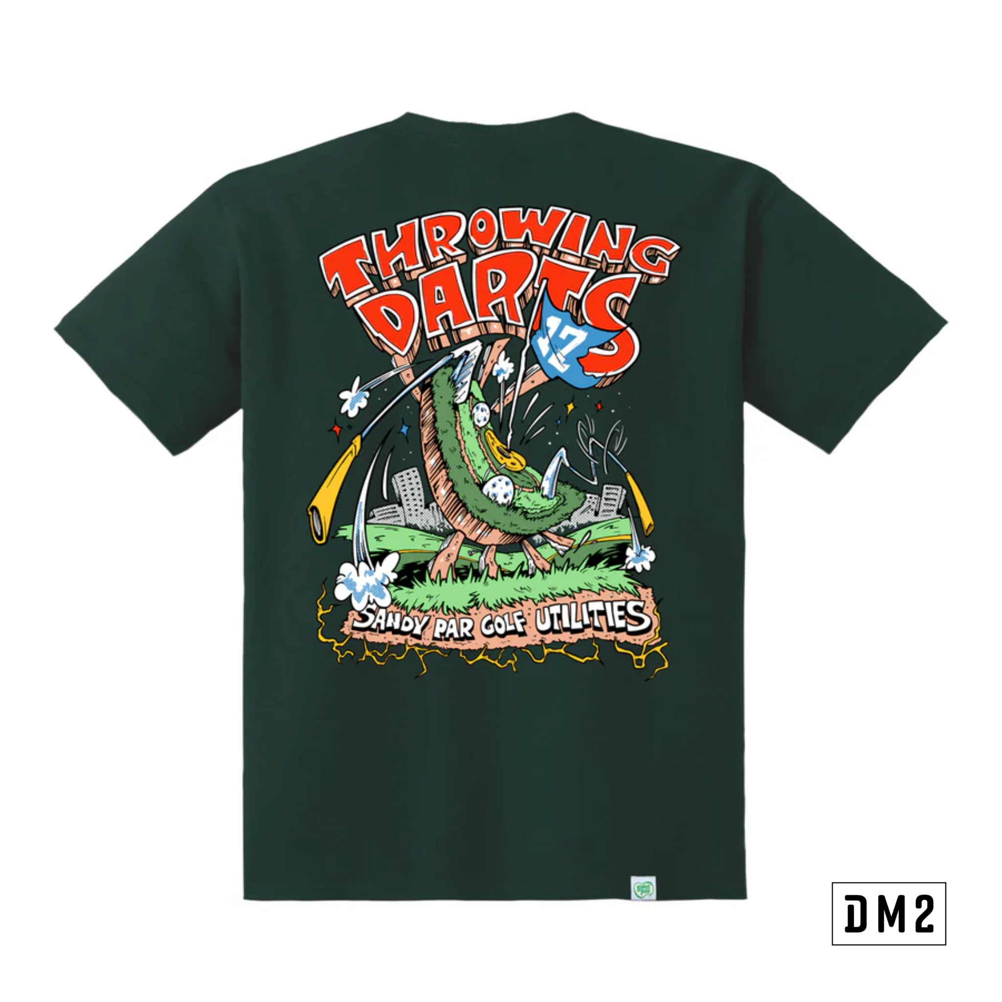sandy-par-throwing-darts-t-shirt-vert-DM2-S6