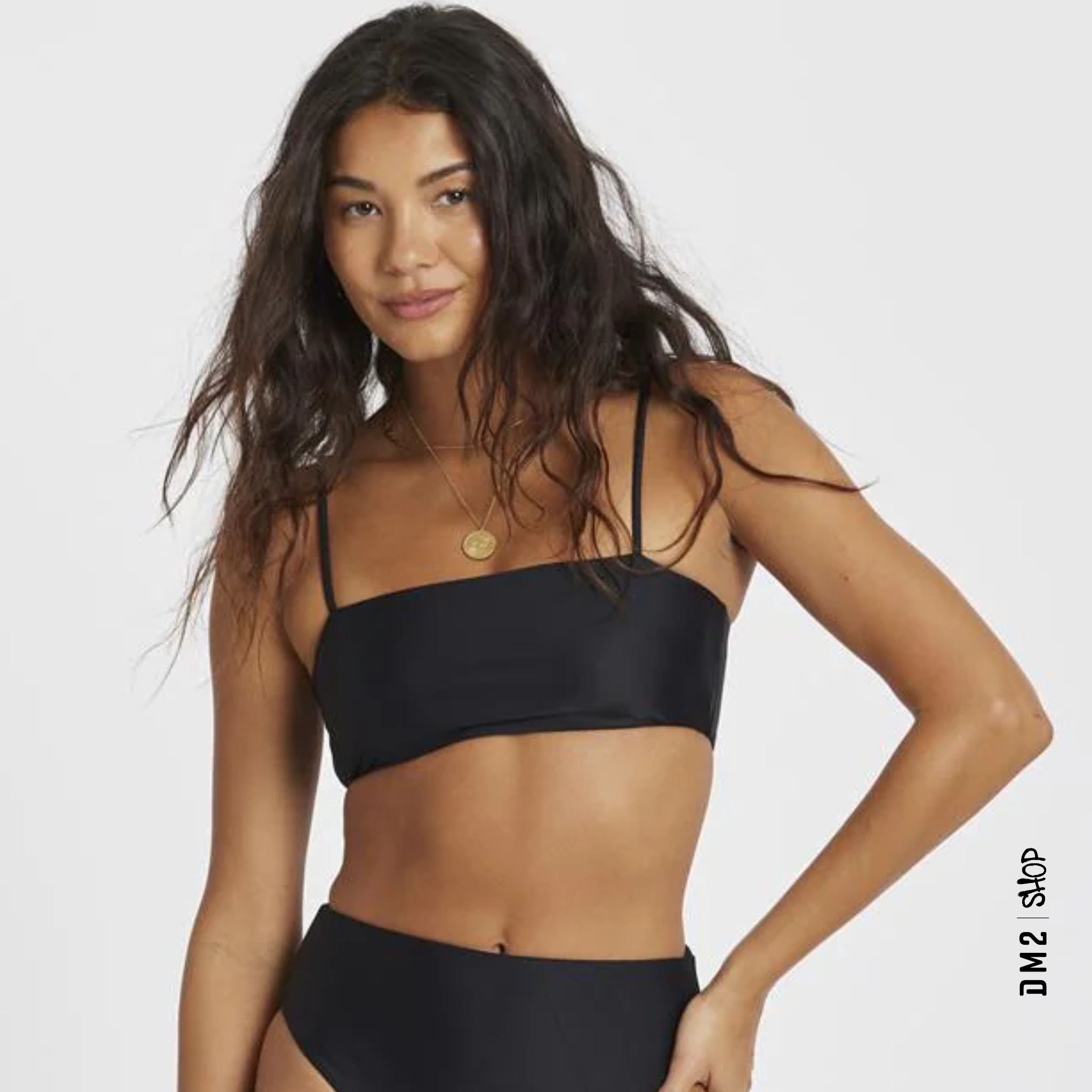 BIKINI HAUT FEMME SEEKER BANDEAU NOIR, SISSTR - DM2 SHOP