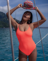 MAILLOT UNE - PIECE FEMME NAOMI SORBET ELECTRIC PINK - DM2 SHOP