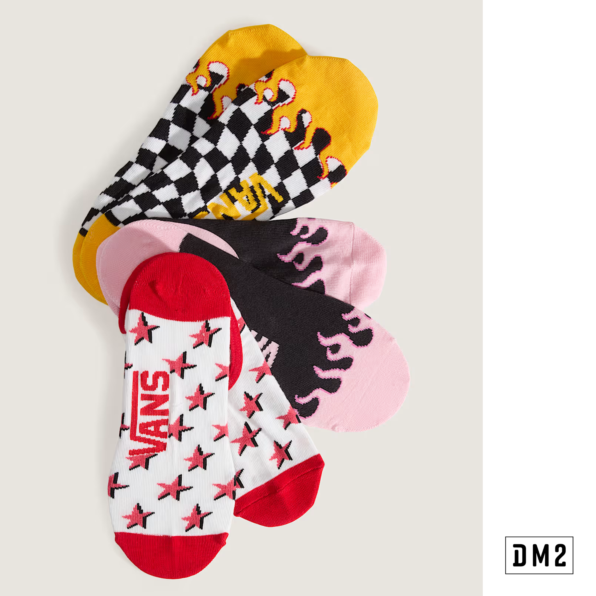 vans-tiker-canoodles-chaussettes-invisibles-flammes-DM2-S6