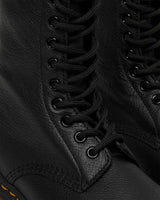DR.MARTENS BOTTILLONS FEMME 1490 BLACK VIRIGINIA - DM2 SHOP