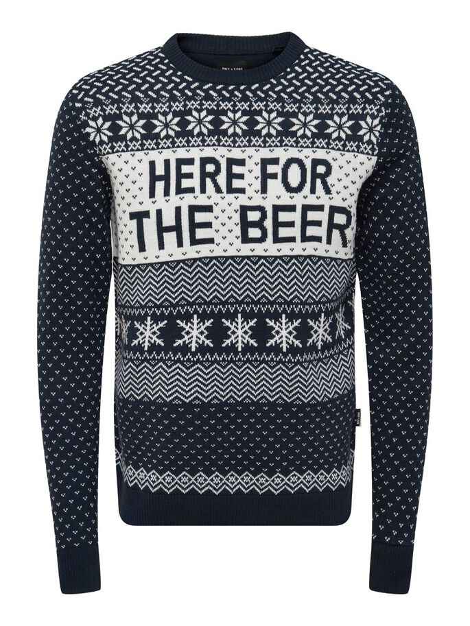 ONLY & SONS TRICOT NOËL POUR HOMME ( 2 couleurs )
