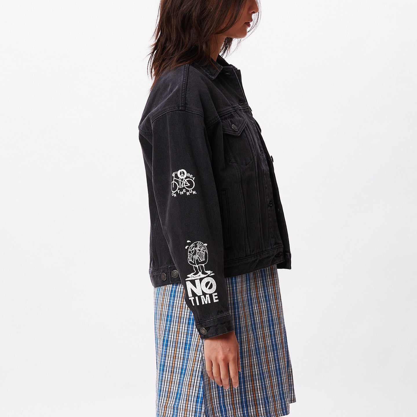 OBEY JEAN JACKET FEMME TAYLOR ( 2 couleurs ) - DM2 SHOP