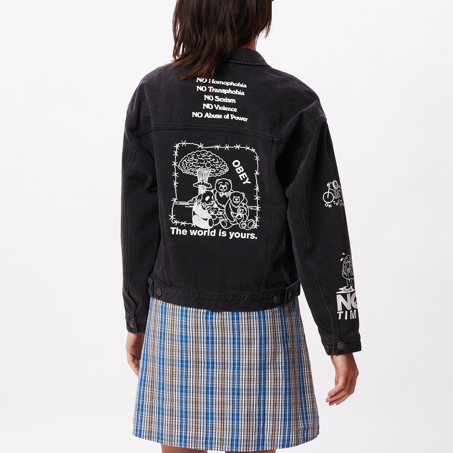 OBEY JEAN JACKET FEMME TAYLOR ( 2 couleurs ) - DM2 SHOP