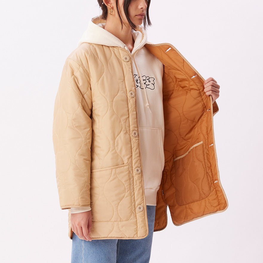 MANTEAU VILLE FEMME ALEXIS LINER BROWN - DM2 SHOP
