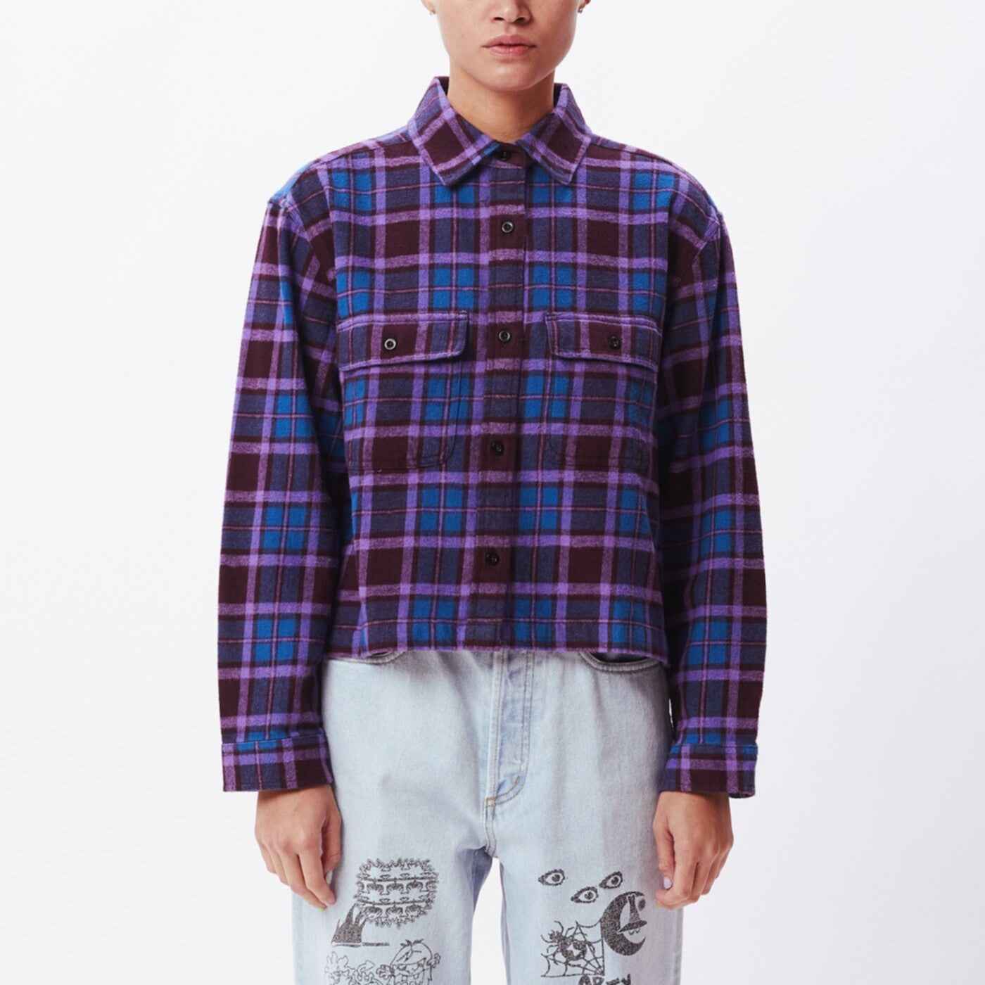 OBEY CHEMISE FLANNEL FEMME CAMILLE