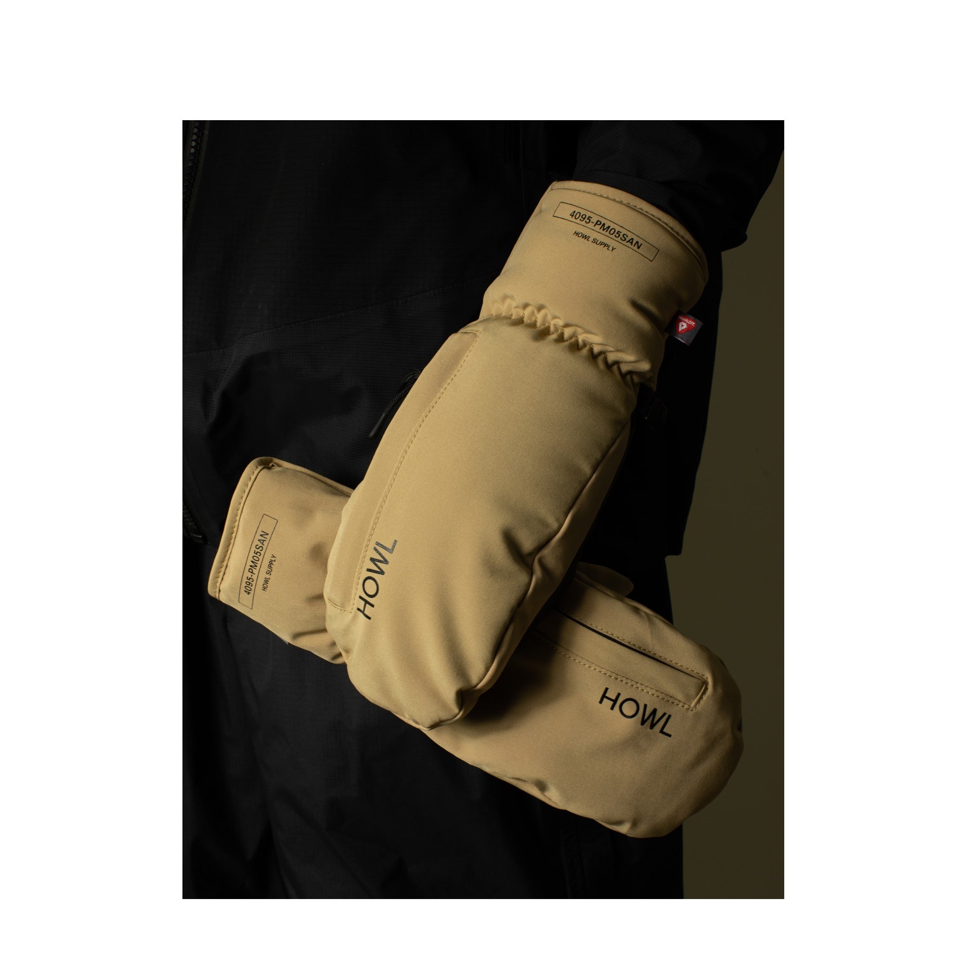 HOWL MITAINES SNOW UNISEXE POCKET MITT - NOIR - DM2 SHOP